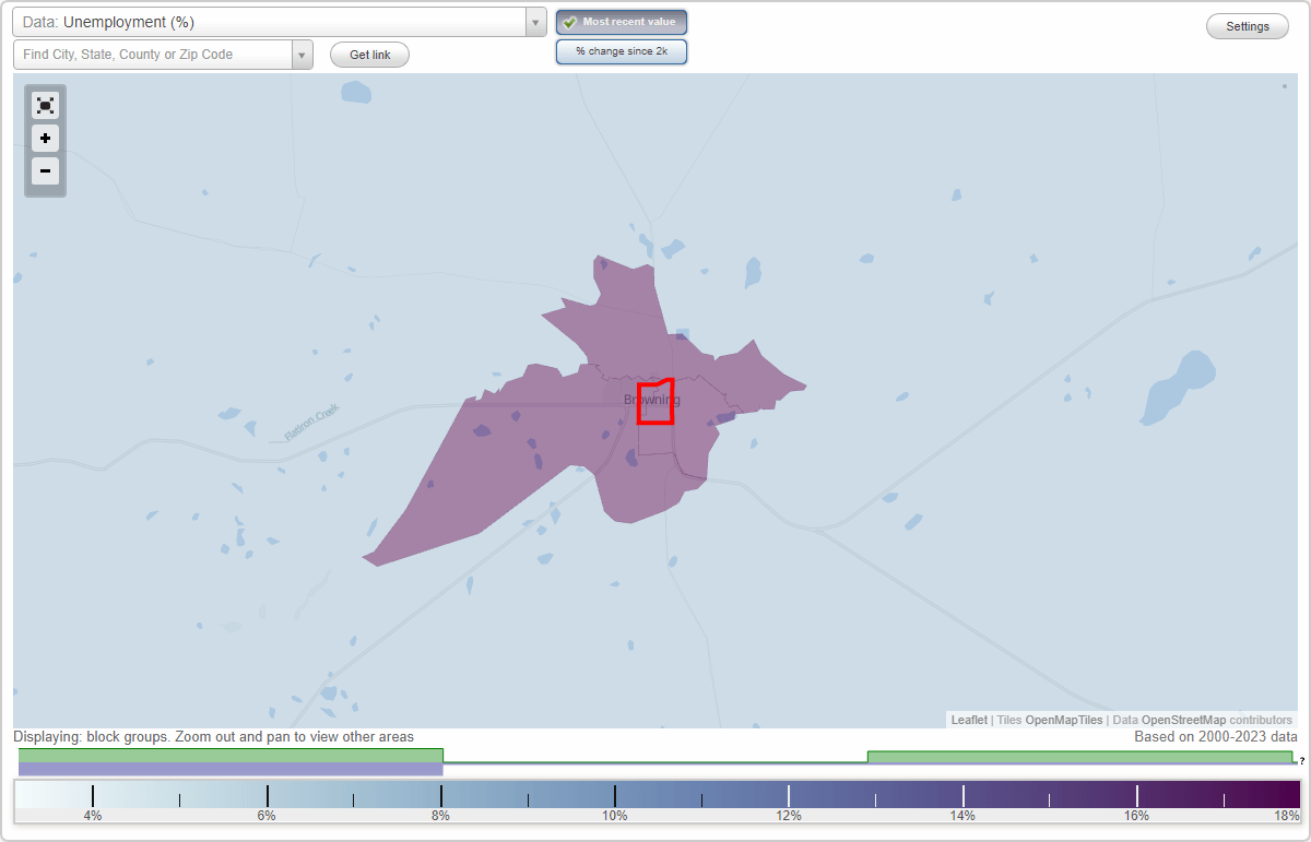 Work and Jobs in Browning, Montana (MT) Detailed Stats Occupations