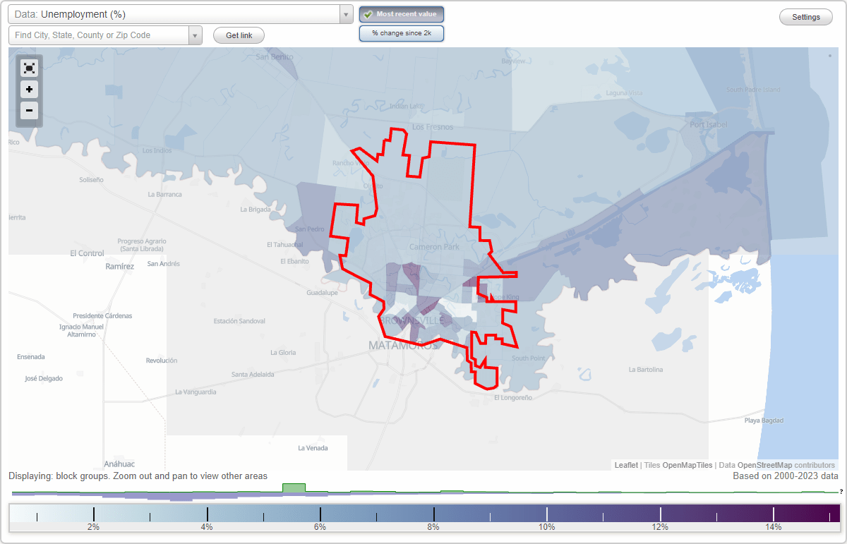 Work and Jobs in Brownsville, Texas (TX) Detailed Stats Occupations