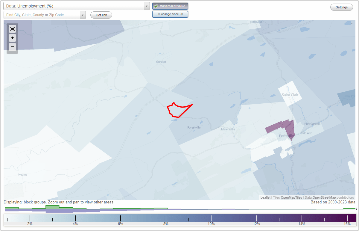 Work and Jobs in Buck Run, Pennsylvania (PA) Detailed Stats