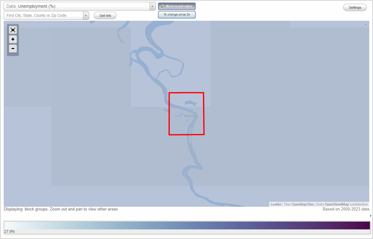 Work and Jobs in Buckland, Alaska (AK) Detailed Stats Occupations