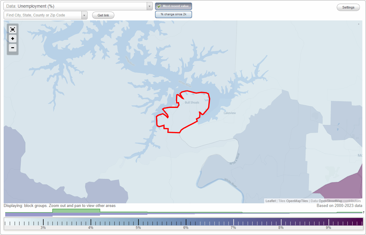 Work and Jobs in Bull Shoals, Arkansas (AR) Detailed Stats Occupations
