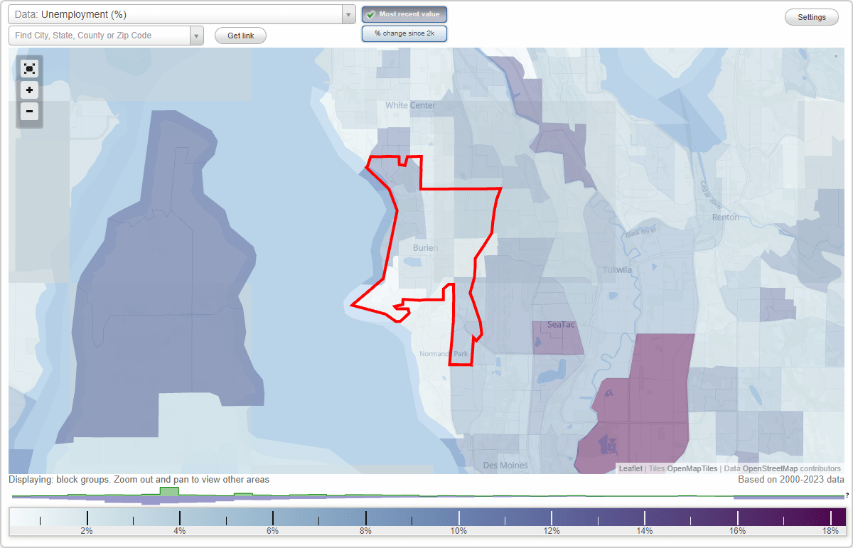 Work and Jobs in Burien, Washington (WA) Detailed Stats Occupations