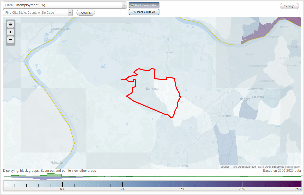 Work and Jobs in Burlington, Kentucky (KY) Detailed Stats Occupations