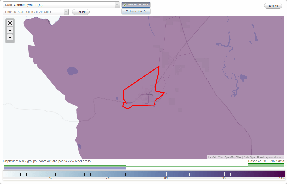 Work and Jobs in Burney, California (CA) Detailed Stats Occupations