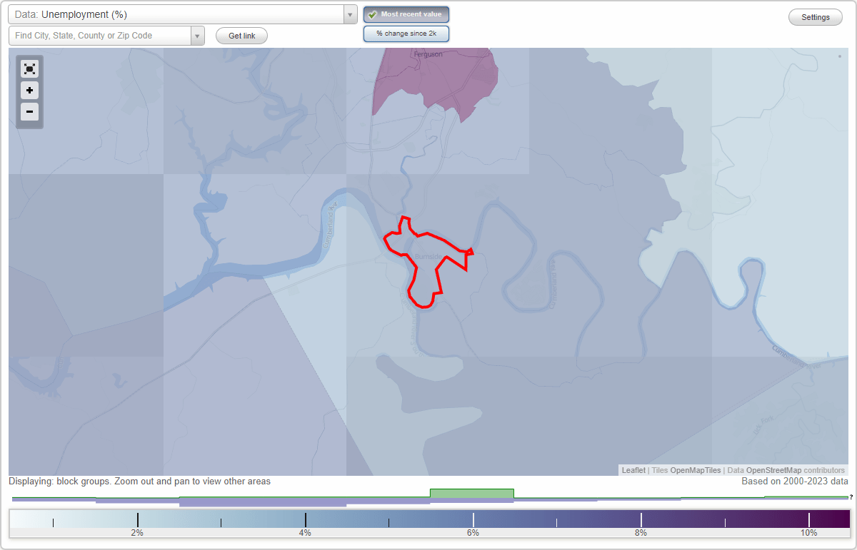 Work and Jobs in Burnside, Kentucky (KY) Detailed Stats Occupations