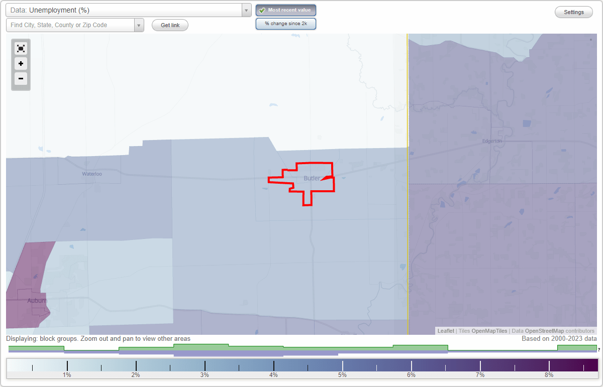 Work and Jobs in Butler, Indiana (IN) Detailed Stats Occupations