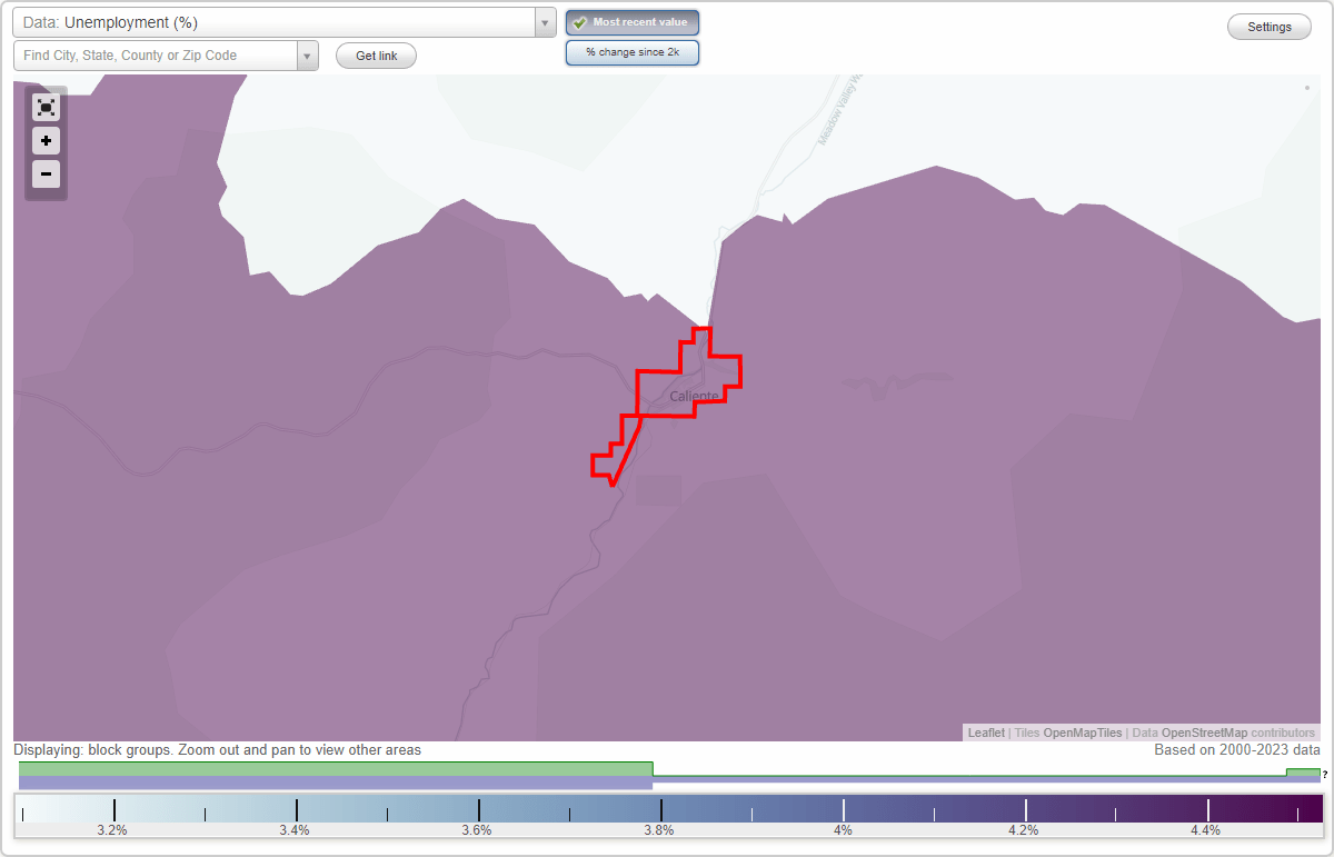 Work and Jobs in Caliente, Nevada (NV) Detailed Stats Occupations