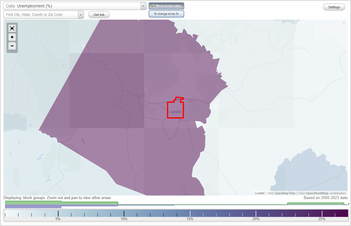 Work and Jobs in Campton, Kentucky (KY) Detailed Stats Occupations