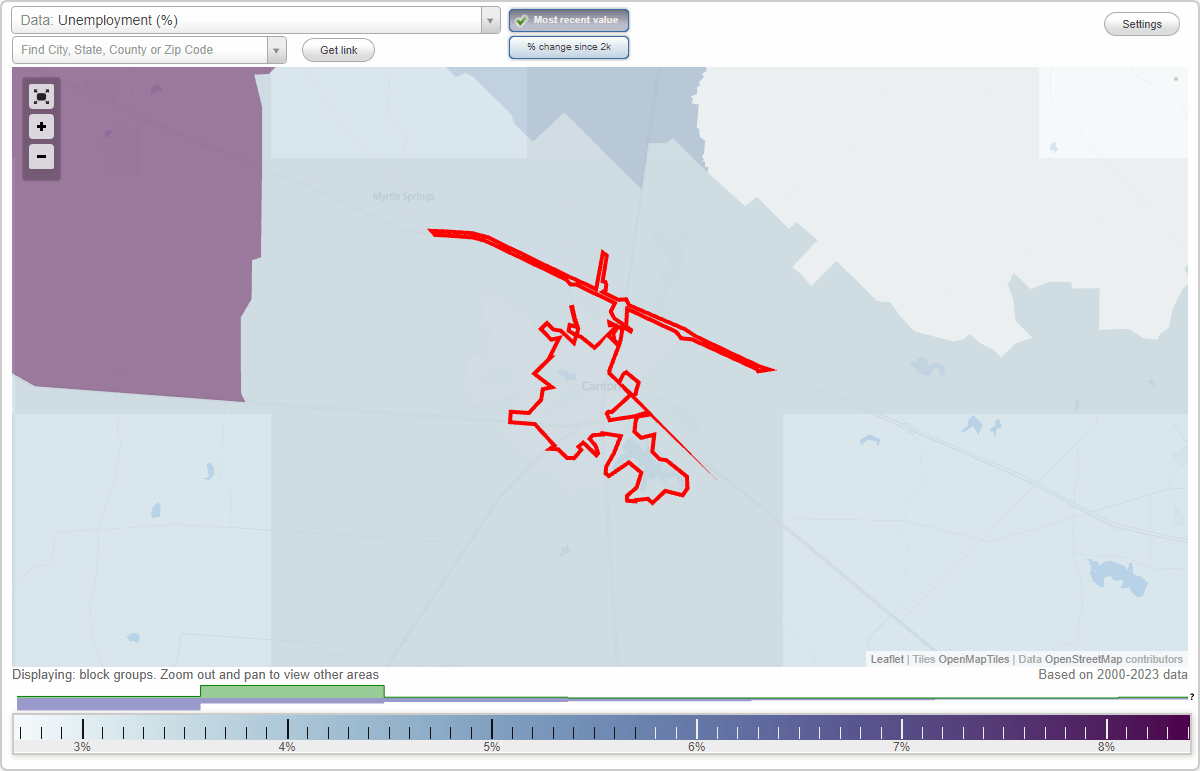 Work and Jobs in Canton, Texas (TX) Detailed Stats Occupations
