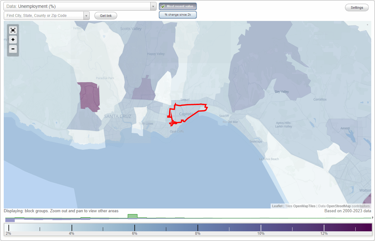 Work and Jobs in Capitola, California (CA) Detailed Stats Occupations