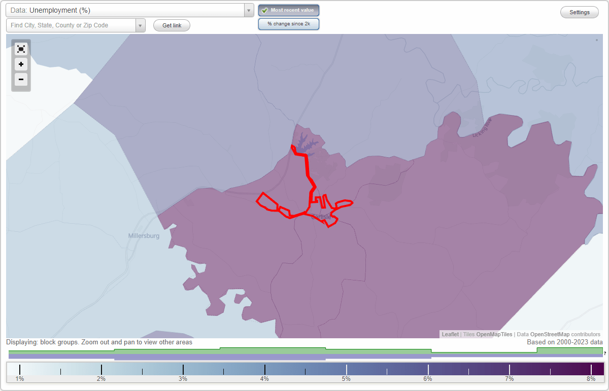Work and Jobs in Carlisle, Kentucky (KY) Detailed Stats Occupations, Industries, Unemployment