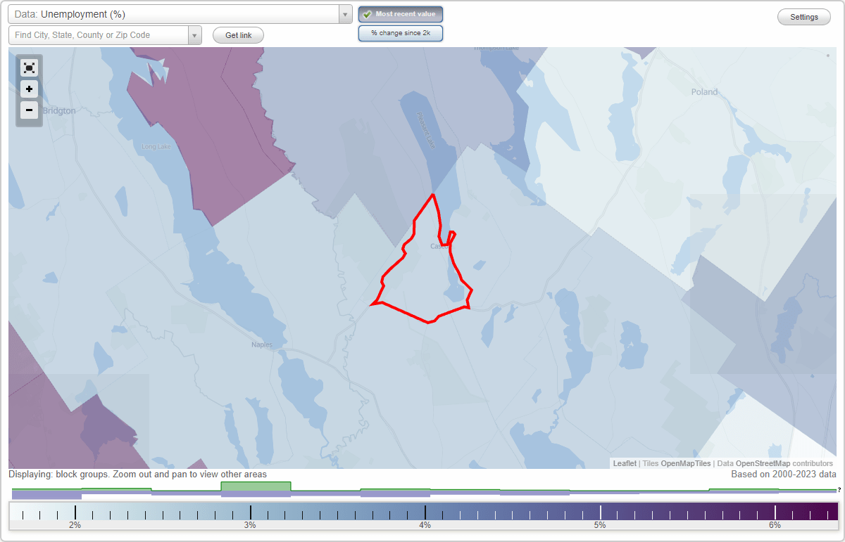 Work and Jobs in Casco, Maine (ME) Detailed Stats Occupations