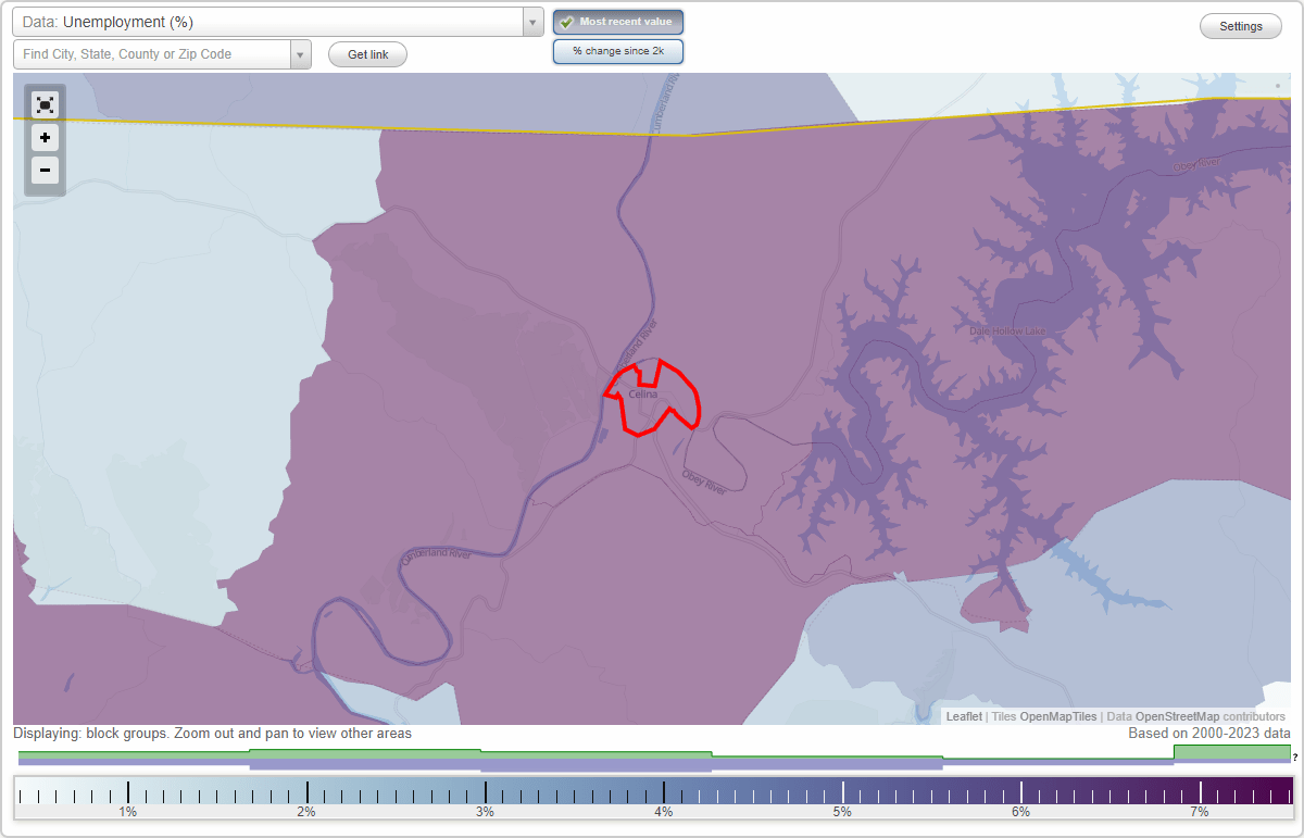 Work and Jobs in Celina, Tennessee (TN) Detailed Stats Occupations