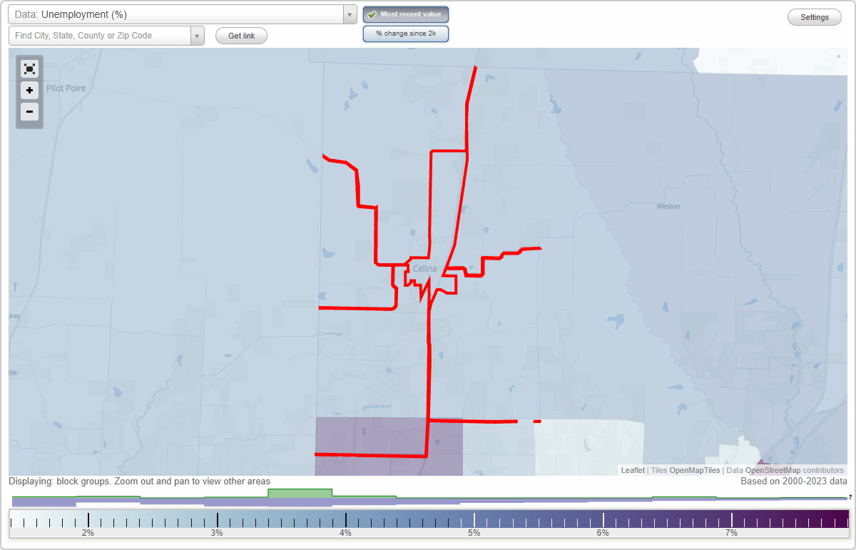 Work and Jobs in Celina, Texas (TX) Detailed Stats Occupations, Industries, Unemployment