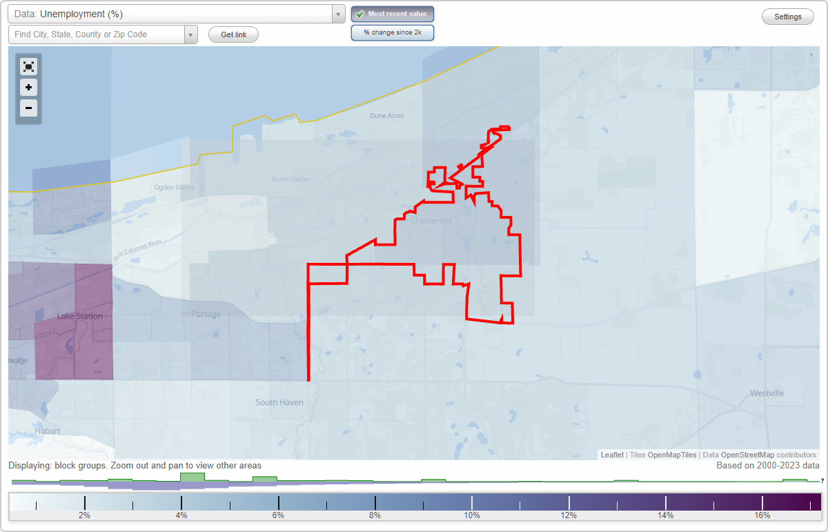 Work and Jobs in Chesterton, Indiana (IN) Detailed Stats Occupations