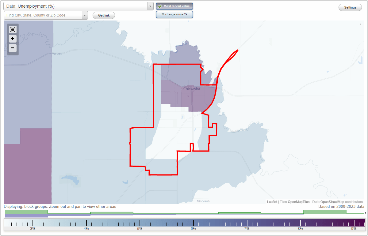 Work and Jobs in Chickasha, Oklahoma (OK) Detailed Stats Occupations