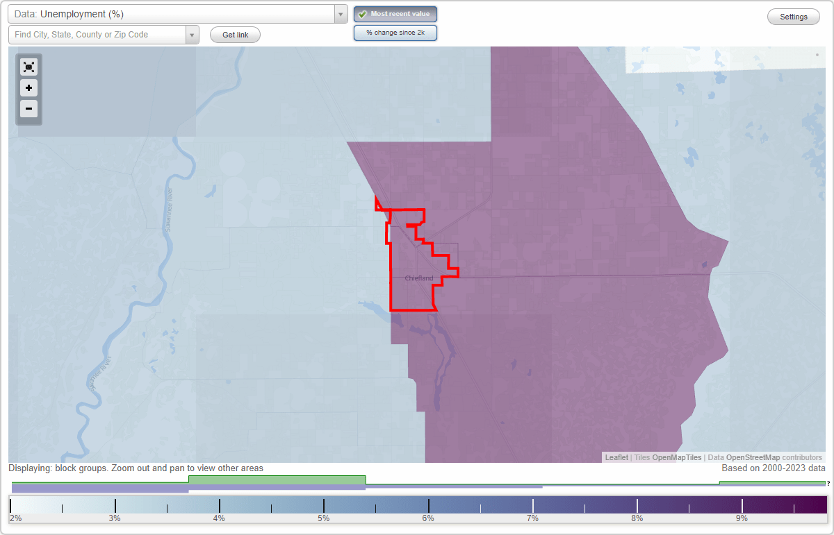 Work and Jobs in Chiefland, Florida (FL) Detailed Stats Occupations