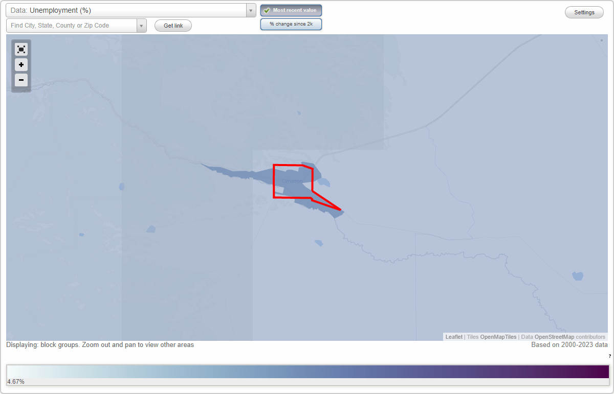 Work and Jobs in Cimarron, New Mexico (NM) Detailed Stats Occupations