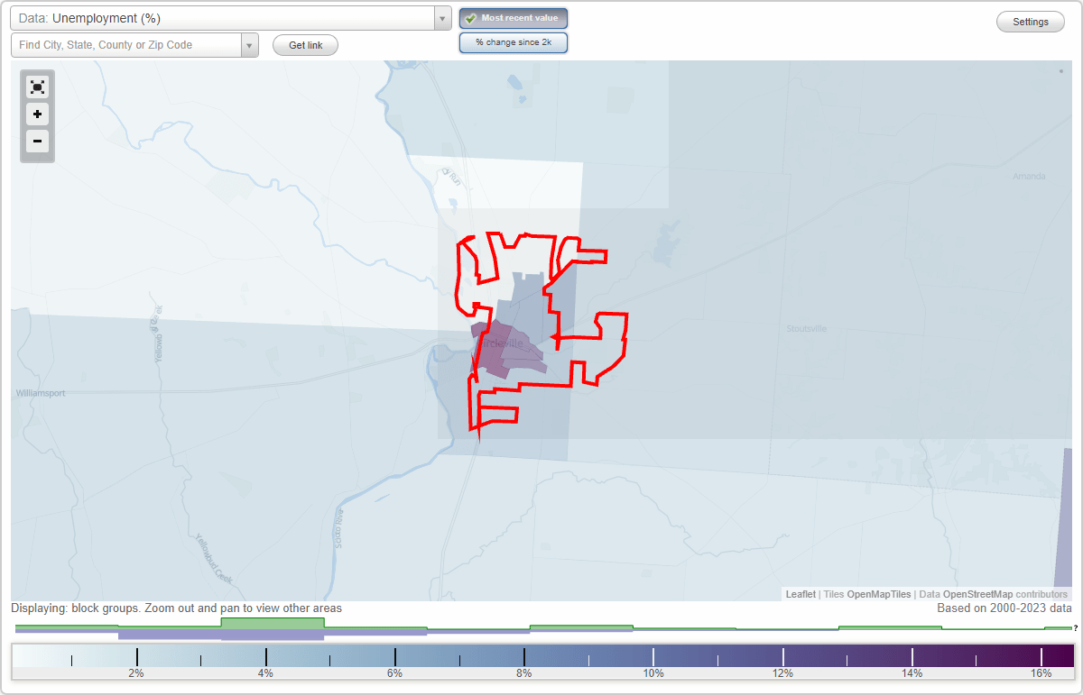 Work and Jobs in Circleville, Ohio (OH) Detailed Stats Occupations