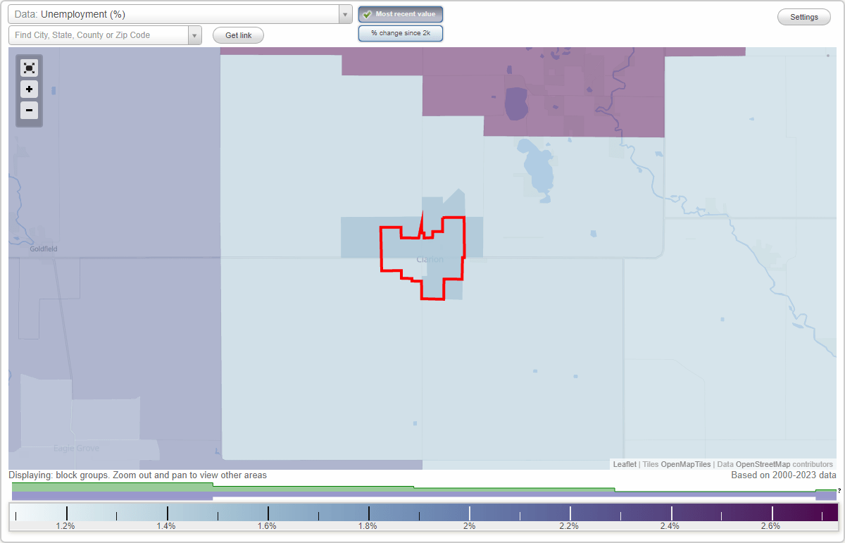 Work and Jobs in Clarion, Iowa (IA) Detailed Stats Occupations