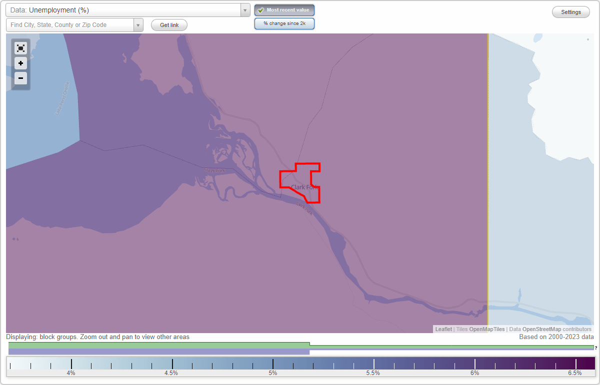 Work and Jobs in Clark Fork, Idaho (ID) Detailed Stats Occupations