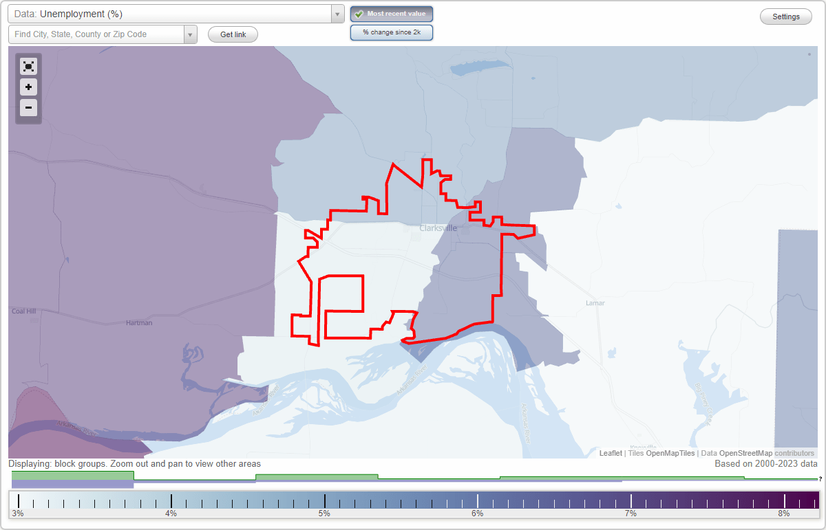 Work and Jobs in Clarksville, Arkansas (AR) Detailed Stats Occupations, Industries