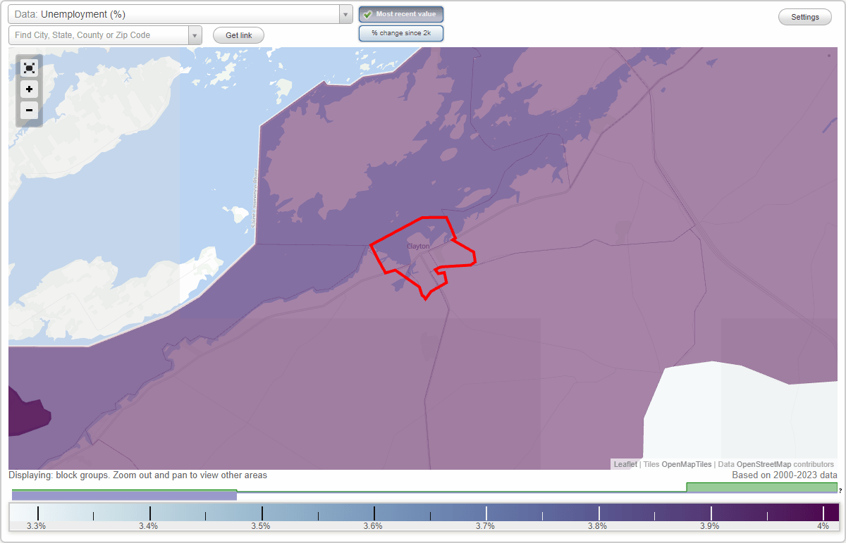Work and Jobs in Clayton, New York (NY) Detailed Stats Occupations