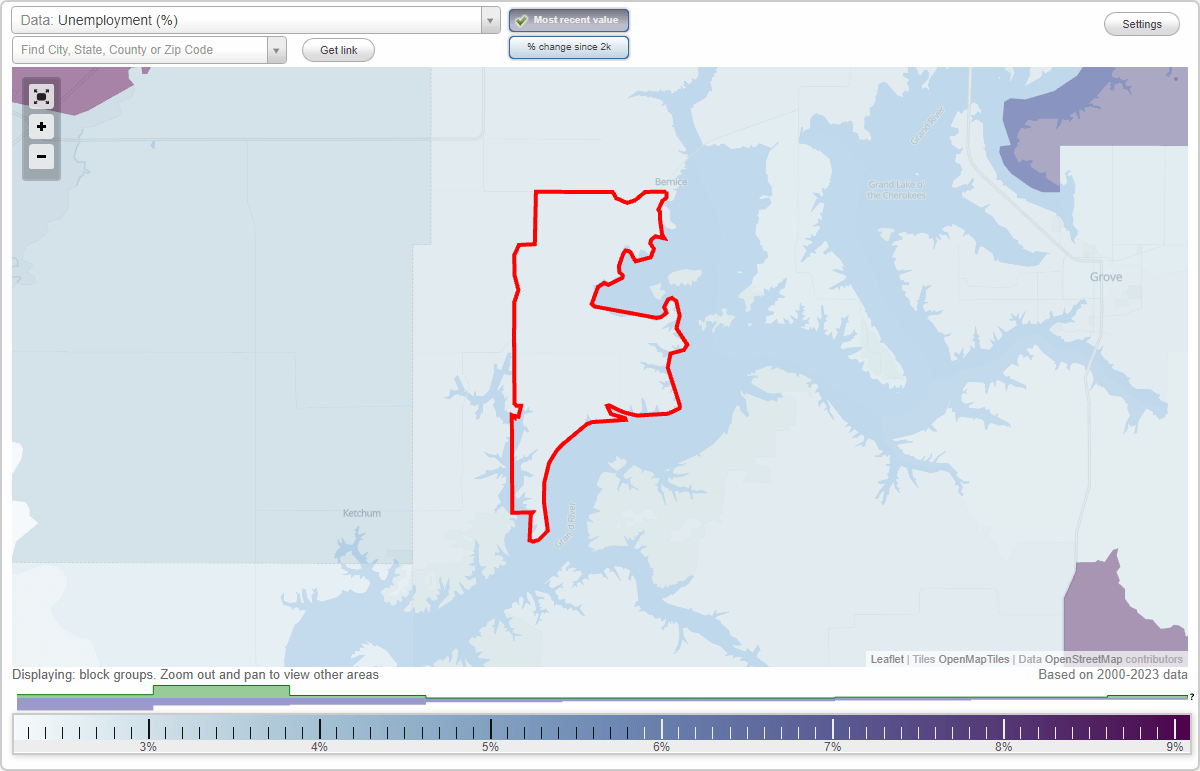 Work and Jobs in Cleora, Oklahoma (OK) Detailed Stats Occupations