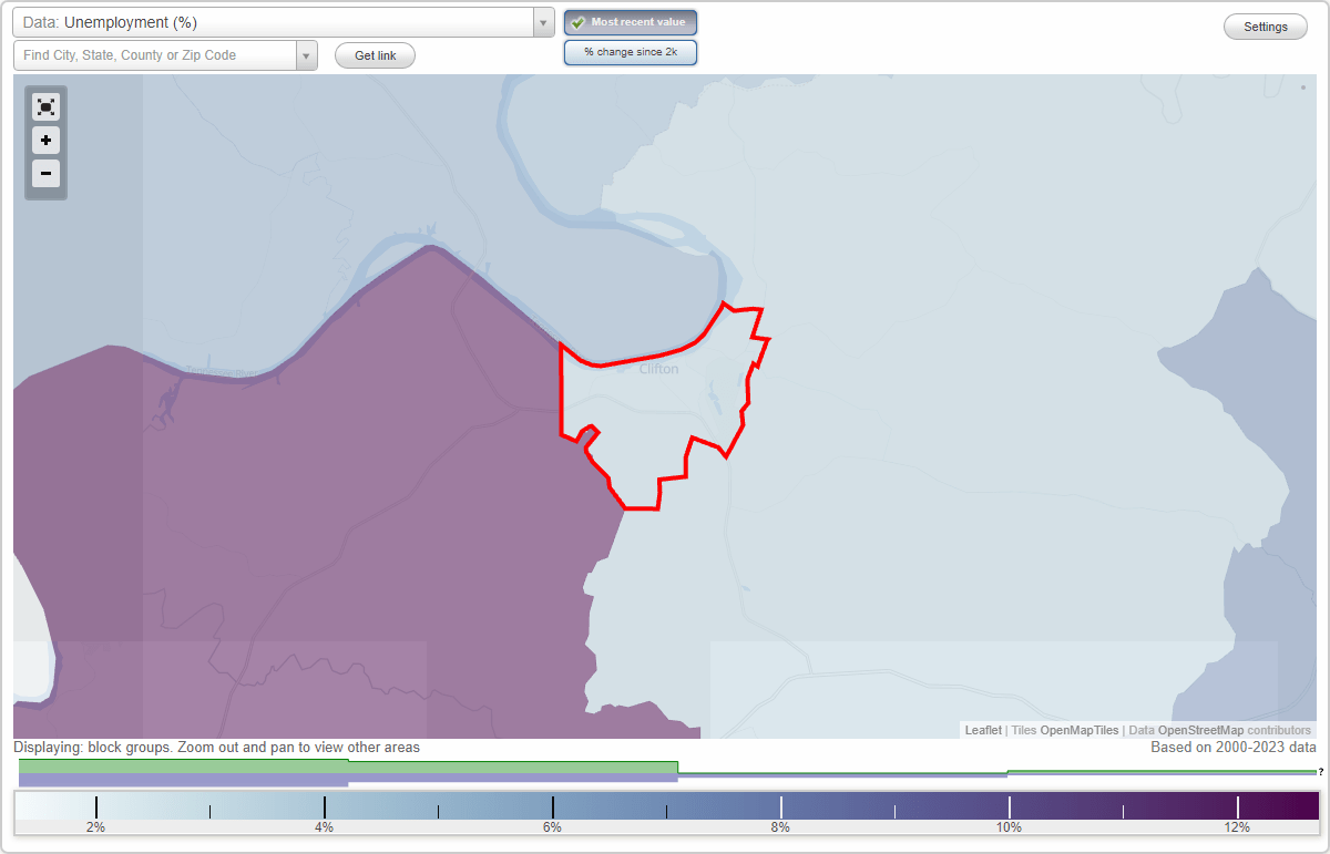 Work and Jobs in Clifton, Tennessee (TN) Detailed Stats Occupations