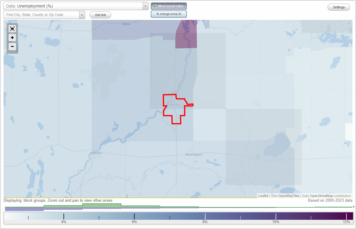 Work and Jobs in Constantine, Michigan (MI) Detailed Stats Occupations