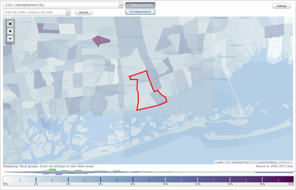 Work and Jobs in Copiague, New York (NY) Detailed Stats Occupations
