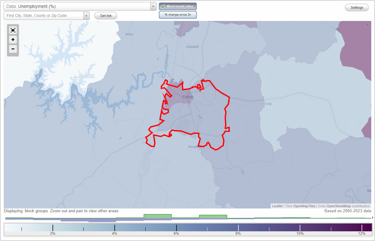 Work and Jobs in Corbin, Kentucky (KY) Detailed Stats Occupations