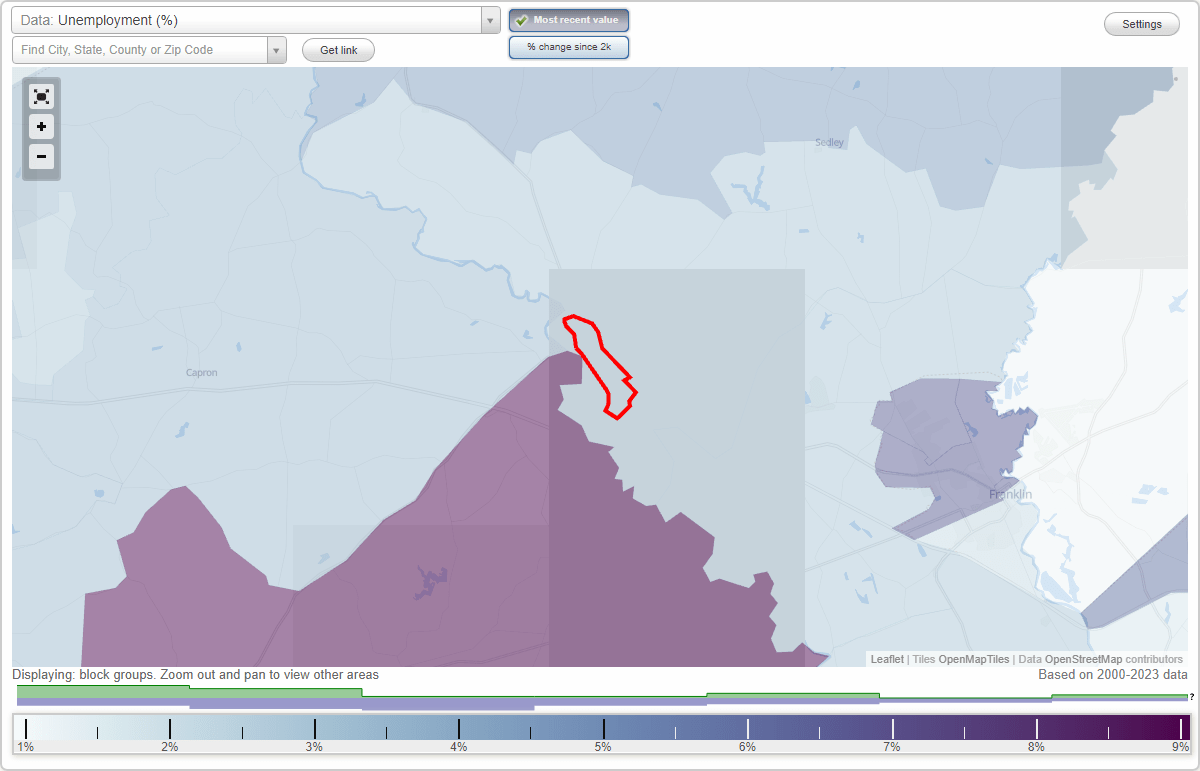 Work and Jobs in Courtland, Virginia (VA) Detailed Stats Occupations