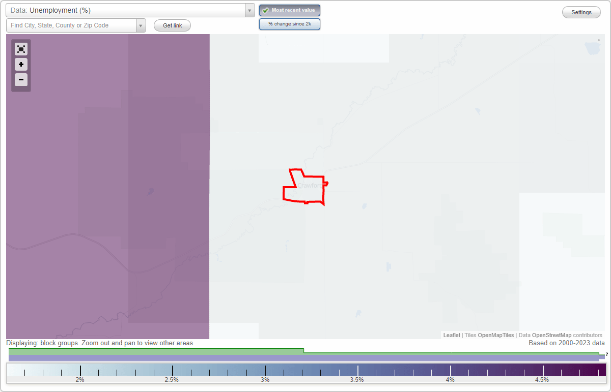 Work and Jobs in Crawford, Nebraska (NE) Detailed Stats Occupations