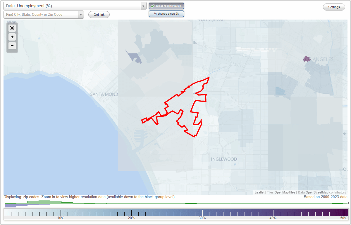 Work and Jobs in Culver City, California (CA) Detailed Stats