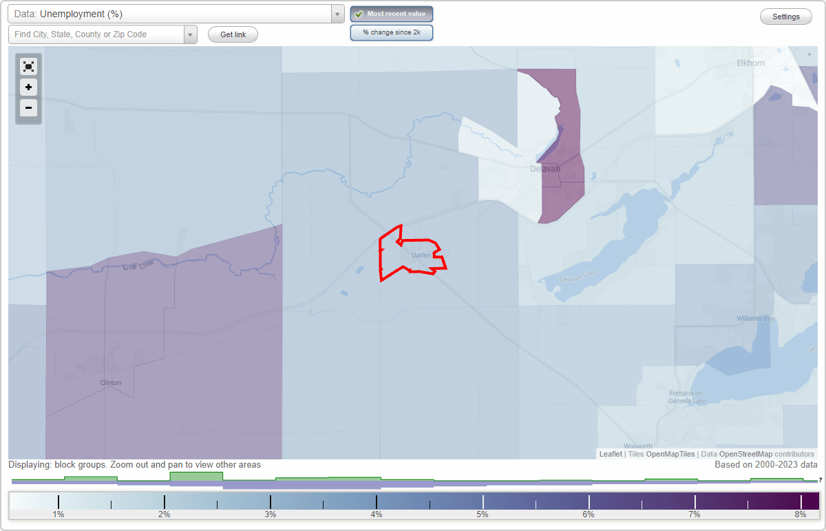Work and Jobs in Darien, Wisconsin (WI) Detailed Stats Occupations