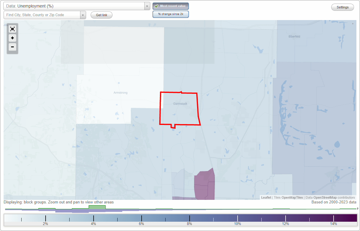 Work and Jobs in Darmstadt, Indiana (IN) Detailed Stats Occupations