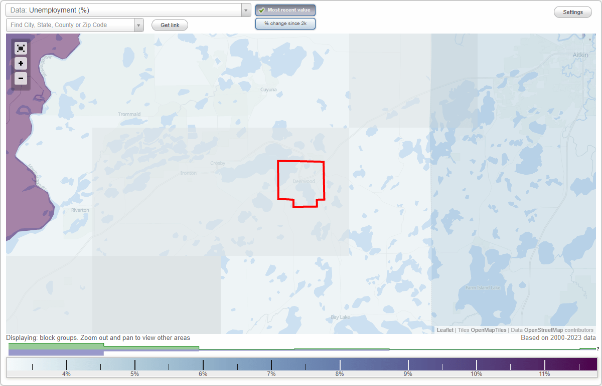 Work and Jobs in Deerwood, Minnesota (MN) Detailed Stats Occupations
