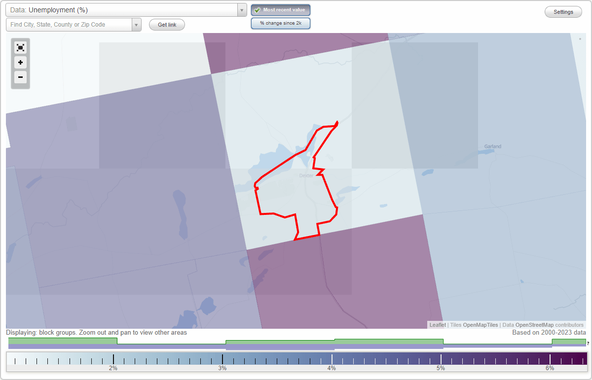 Work and Jobs in Dexter, Maine (ME) Detailed Stats Occupations