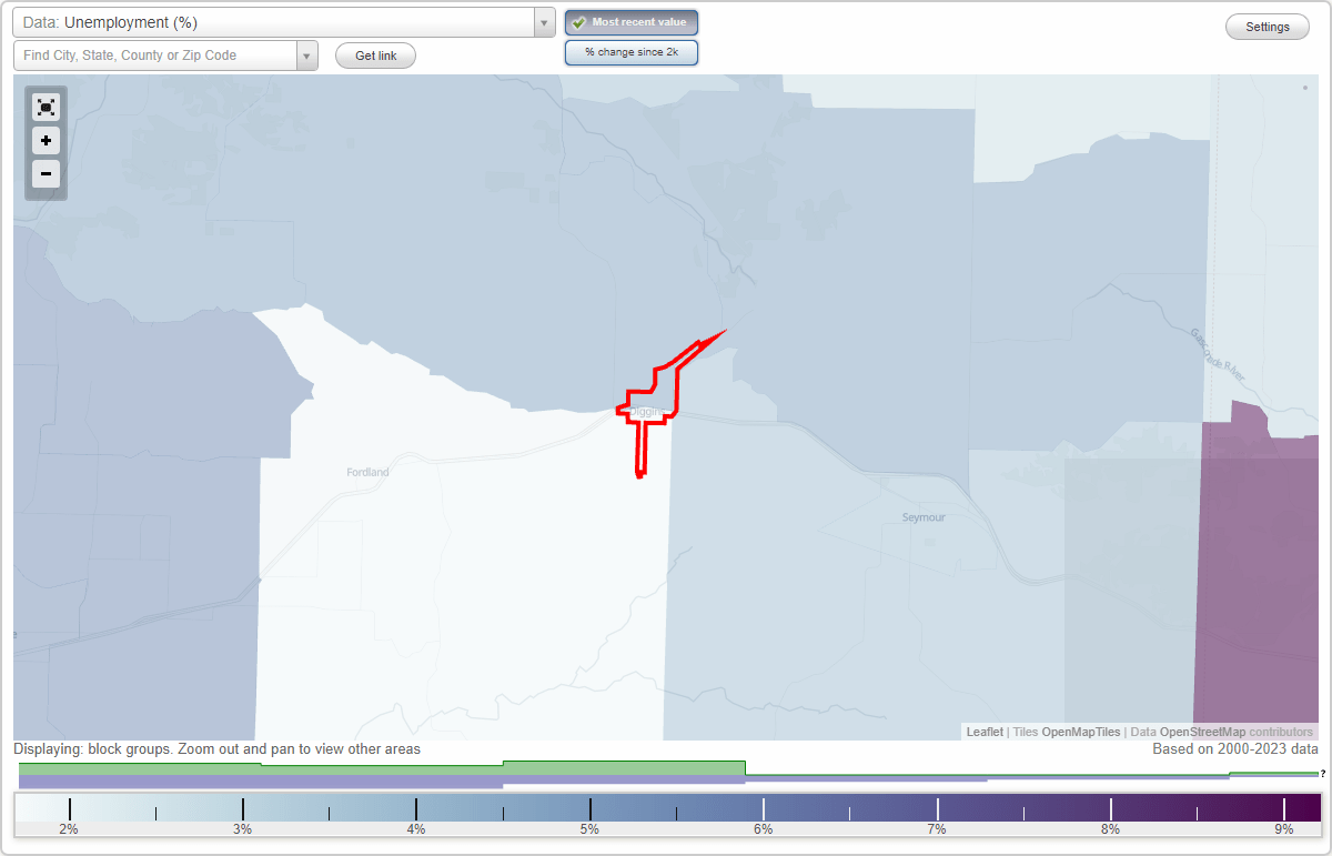 Work and Jobs in Diggins, Missouri (MO) Detailed Stats Occupations
