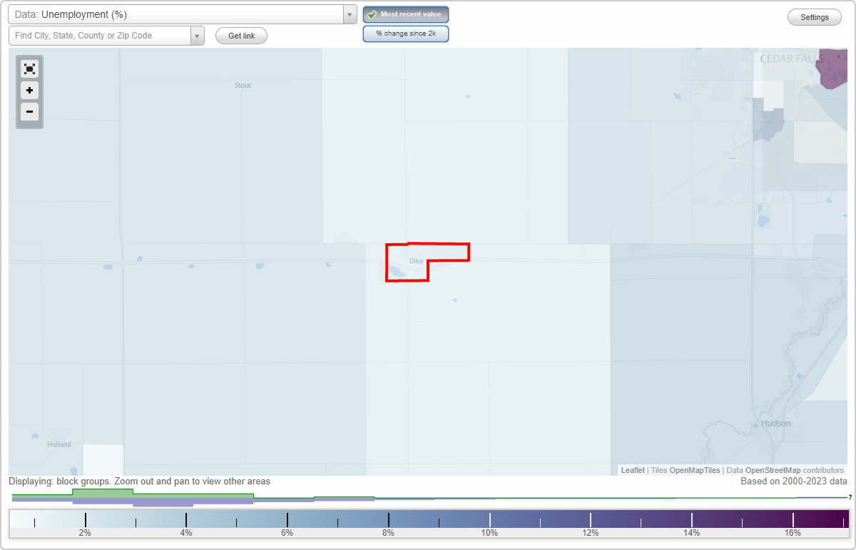 Work and Jobs in Dike, Iowa (IA) Detailed Stats Occupations