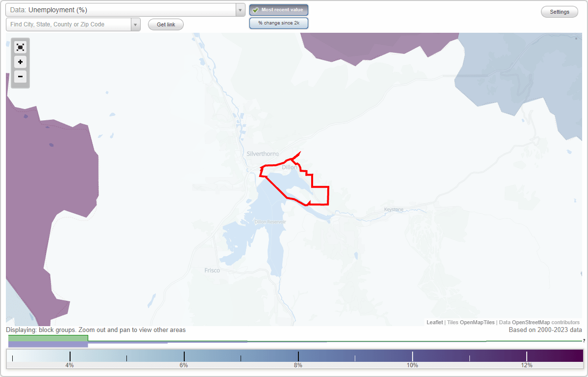 Work and Jobs in Dillon, Colorado (CO) Detailed Stats Occupations