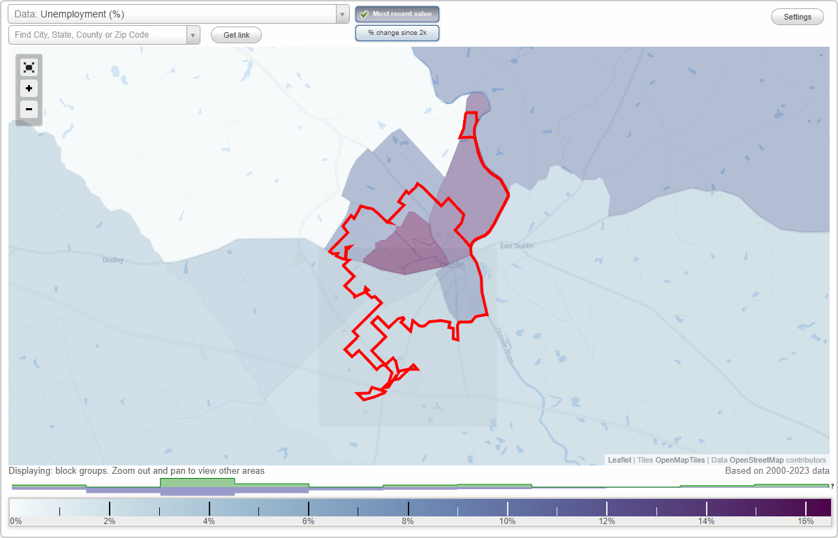 Work and Jobs in Dublin, (GA) Detailed Stats Occupations