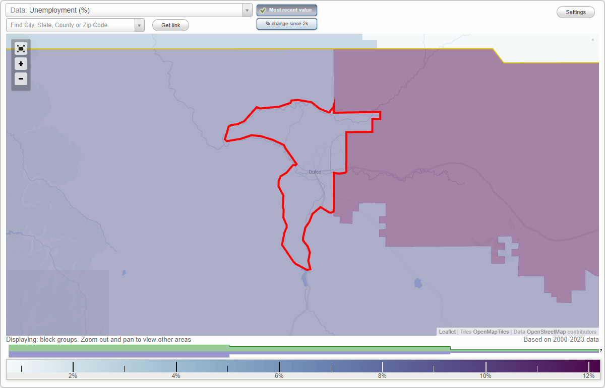 Work and Jobs in Dulce, New Mexico (NM) Detailed Stats Occupations, Industries, Unemployment