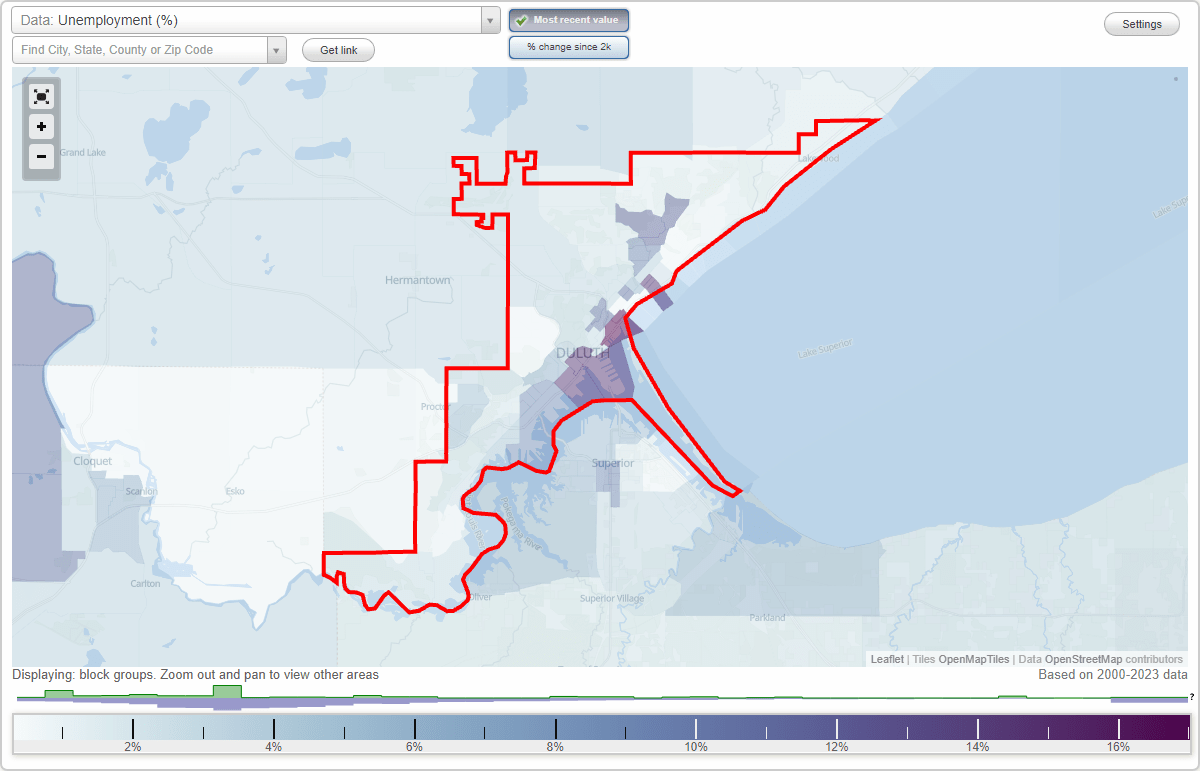 Work and Jobs in Duluth, Minnesota (MN) Detailed Stats Occupations, Industries, Unemployment