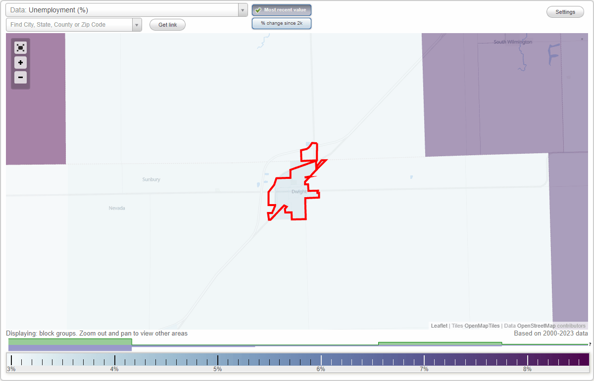 Work and Jobs in Dwight, Illinois (IL) Detailed Stats Occupations