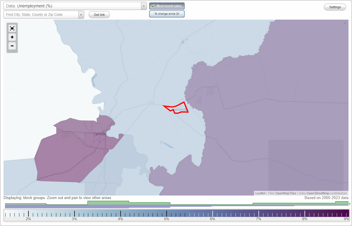 Work and Jobs in East Camden, Arkansas (AR) Detailed Stats Occupations