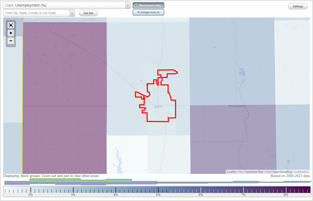Work and Jobs in Eaton, Ohio (OH) Detailed Stats Occupations