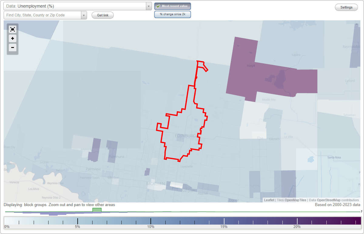 Work and Jobs in Edinburg, Texas (TX) Detailed Stats Occupations