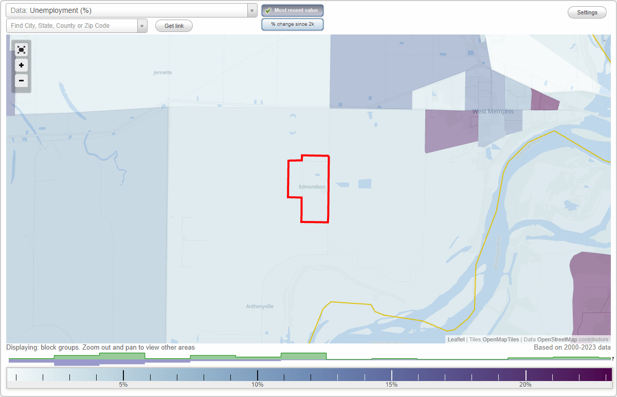 Work and Jobs in Edmondson, Arkansas (AR) Detailed Stats Occupations